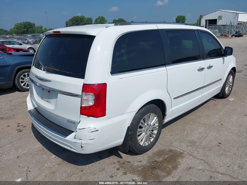Vin: 2c4rc1gg4er467233, lot: 46150825, chrysler town & country limited 20144