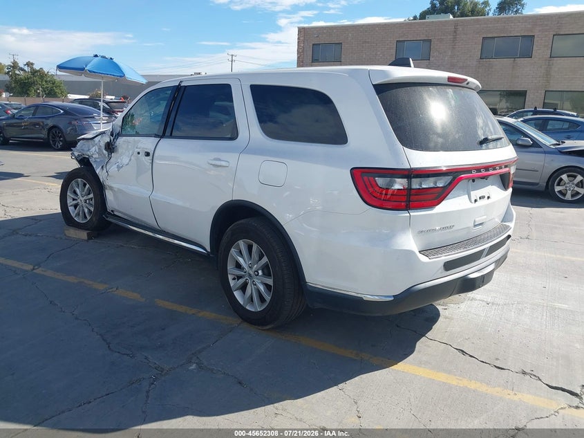 Vin: 1c4rdhag0lc405865, lot: 46150863, dodge durango sxt rwd 20203