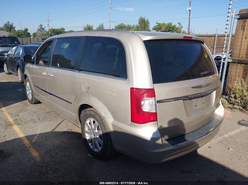 Vin: 2c4rc1bg3dr620478, lot: 46150869, chrysler town & country touring 20133