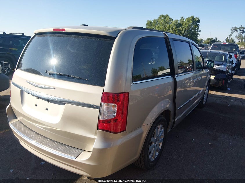 Vin: 2c4rc1bg3dr620478, lot: 46150869, chrysler town & country touring 20134