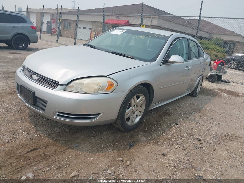 2014 Chevrolet Impala, Left Rear, IAAI, VIN 2G1WB5E33E1103552 — photo 2