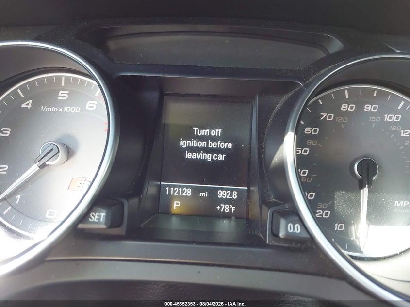 2014 AUDI S5 auction photo 7