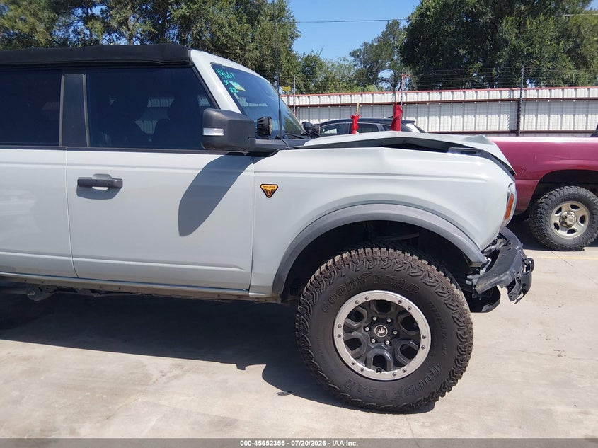 2021 Ford Bronco Badlands VIN: 1FMEE5DP0MLA89323 Lot: 45652355