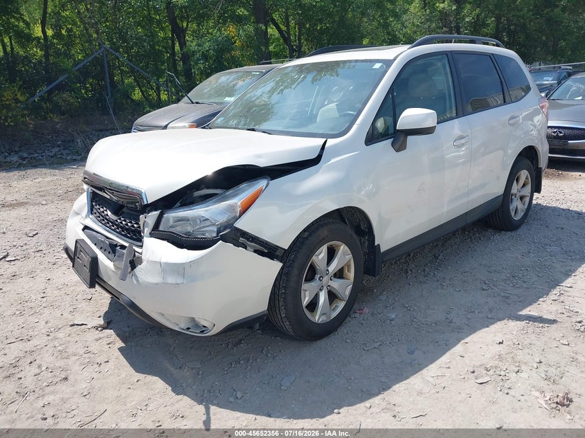 2015 Subaru Forester, Front End, IAAI, VIN JF2SJADC3FH519300 — photo 2
