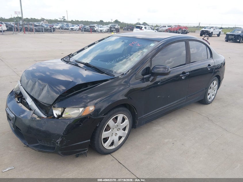 2010 Honda Civic Lx 19XFA1F53AE021630 photo 1