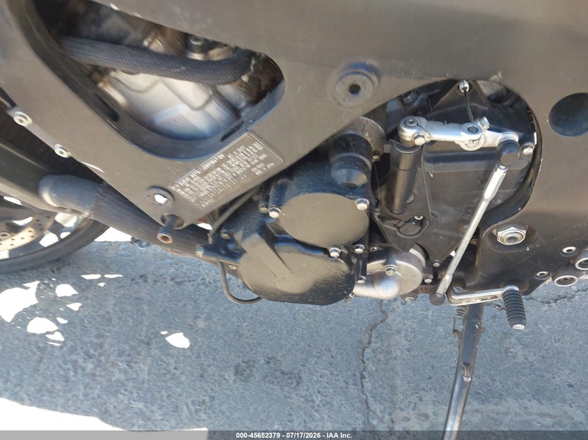 2007 Suzuki Gsx-R600 VIN: JS1GN7DA172123195 Lot: 45652379