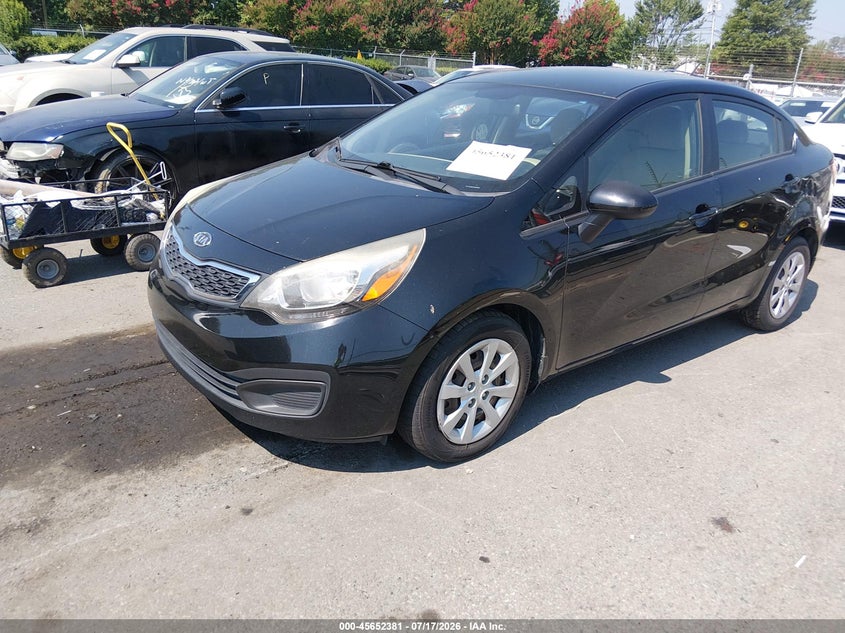 2013 Kia Rio, Normal Wear & Tear, IAAI, VIN KNADM4A30D6283408 — photo 2