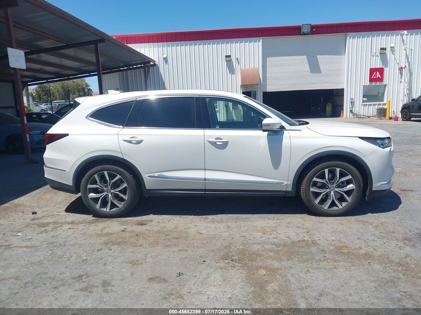2022 Acura Mdx Technology Package VIN: 5J8YE1H49NL004315 Lot: 45652399