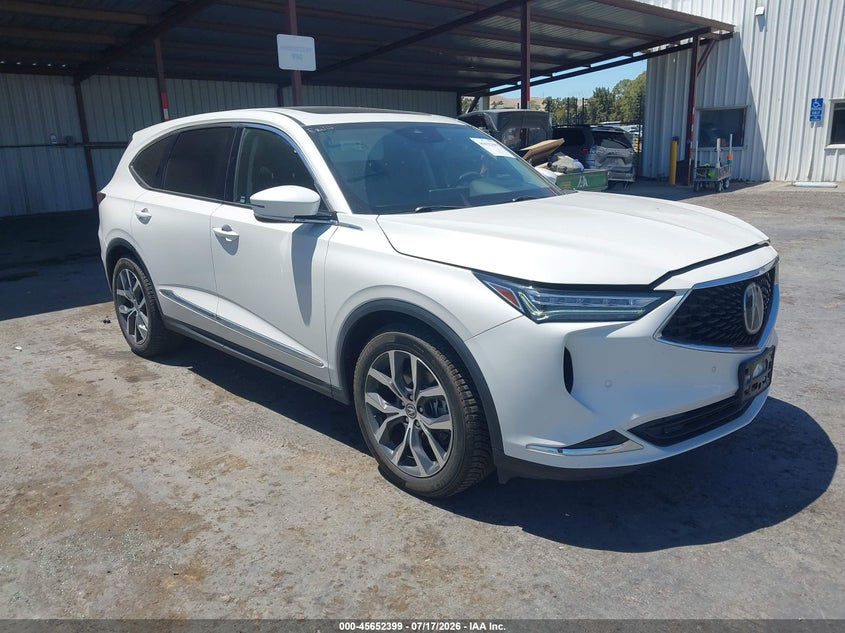 2022 Acura Mdx Technology Package VIN: 5J8YE1H49NL004315 Lot: 45652399