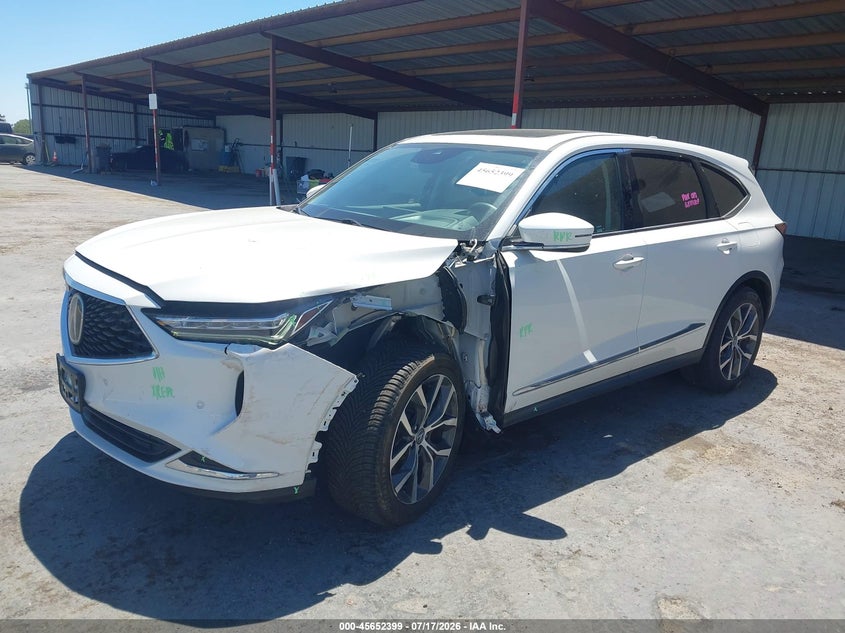 2022 Acura Mdx Technology Package VIN: 5J8YE1H49NL004315 Lot: 45652399