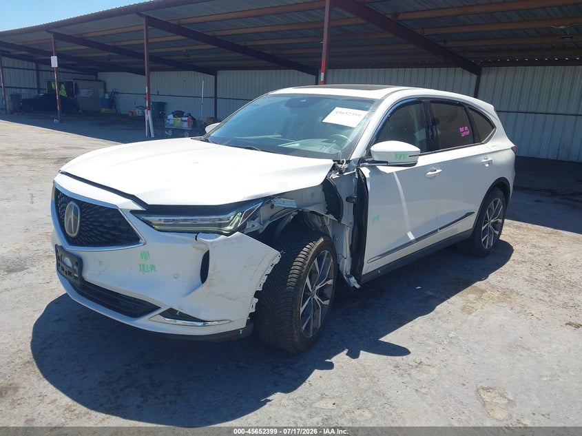 2022 Acura Mdx Technology Package VIN: 5J8YE1H49NL004315 Lot: 45652399