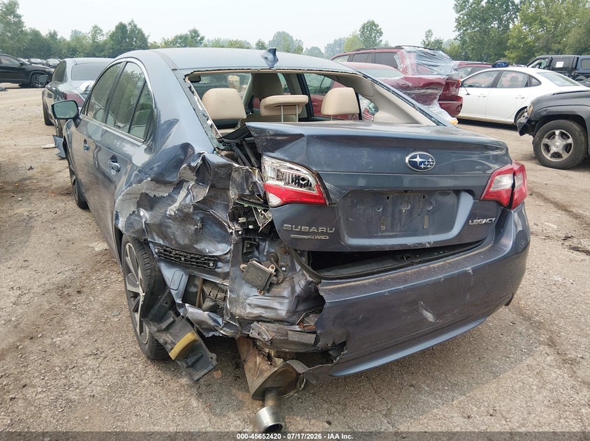 Vin: 4s3bnbn66g3002329, lot: 46150975, subaru legacy 2.5i limited 20163