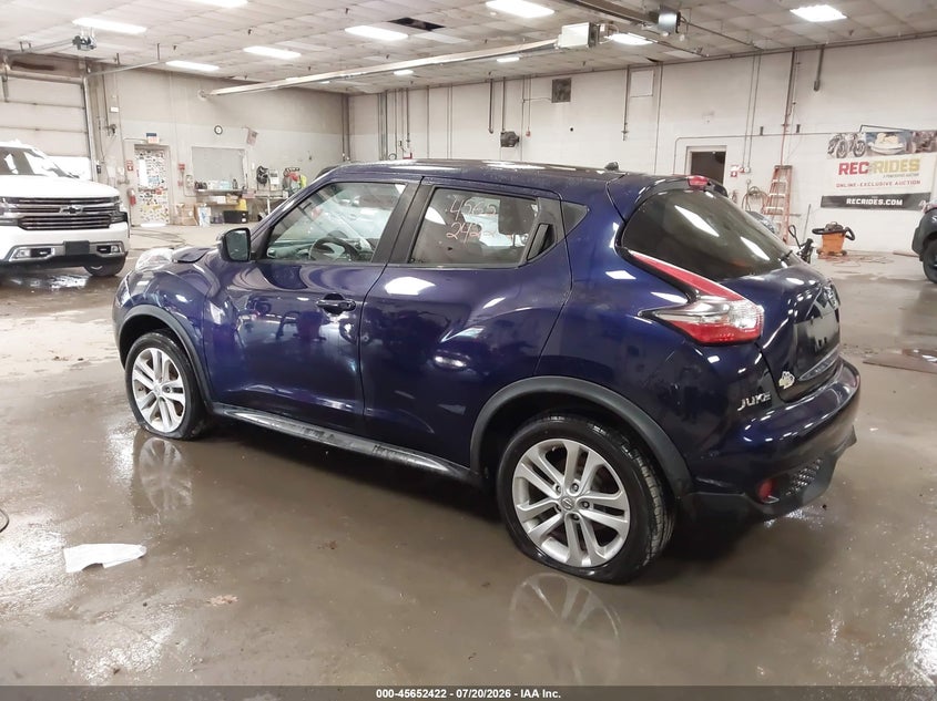 Vin: jn8af5mv7gt651595, lot: 46150976, nissan juke nismo/s/sl/sv 20163