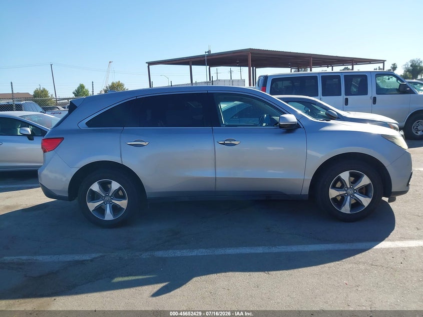 2016 Acura Mdx Acurawatch Plus Package VIN: 5FRYD3H21GB014594 Lot: 45652429