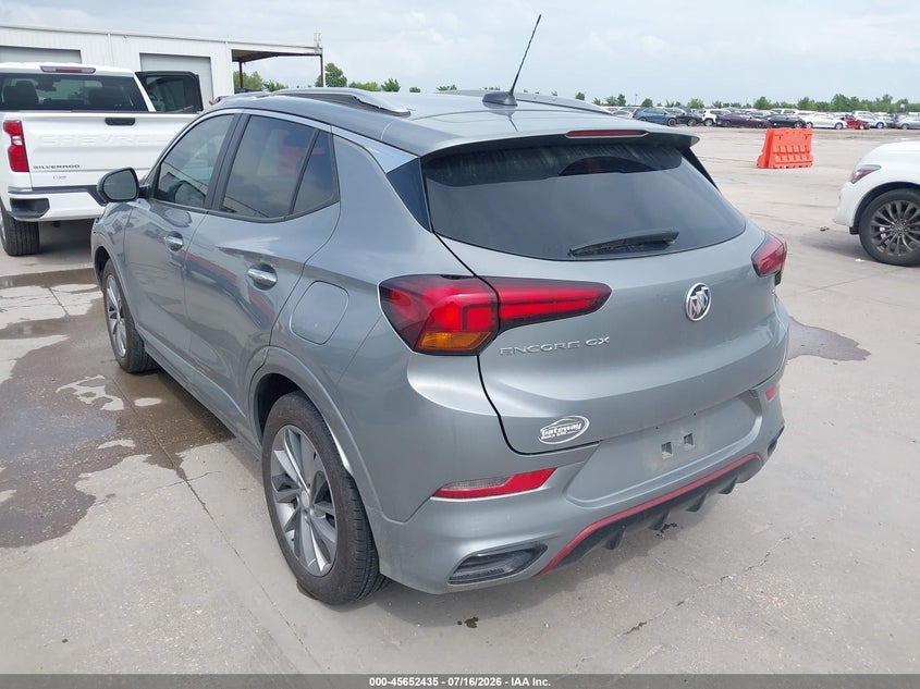 Vin: kl4mmdsl6pb159750, lot: 46150990, buick encore gx select fwd 20233