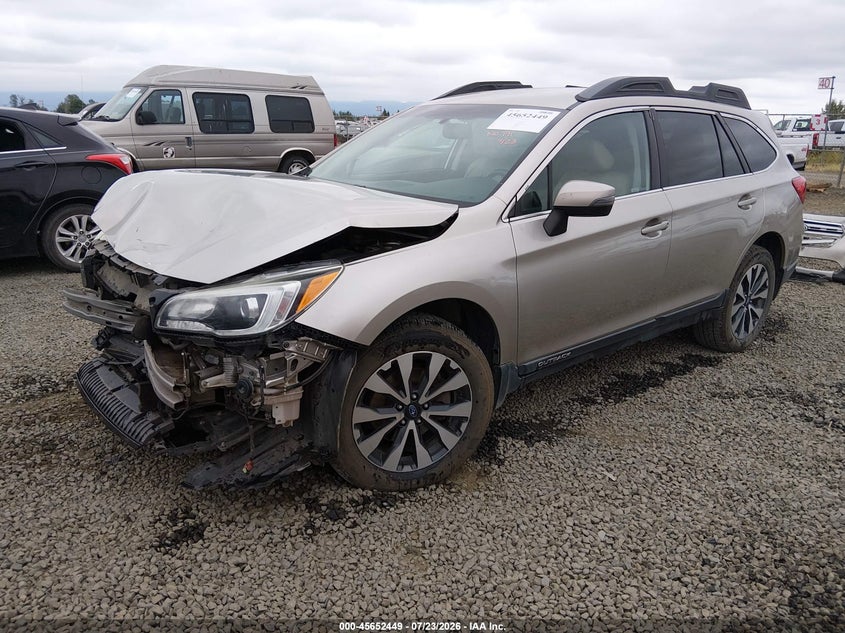 Vin: 4s4bsajc8f3255712, lot: 46151004, subaru outback 2.5i limited 20152