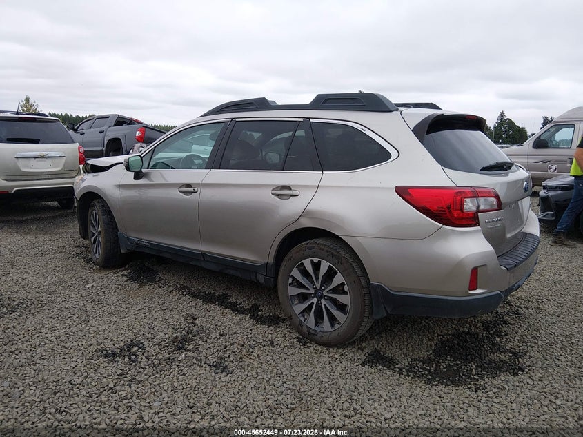 Vin: 4s4bsajc8f3255712, lot: 46151004, subaru outback 2.5i limited 20153