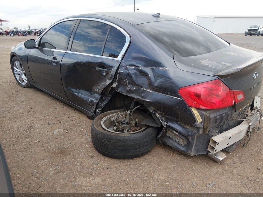 Vin: jn1cv6ap2bm509681, lot: 46151011, infiniti g37 journey 20113