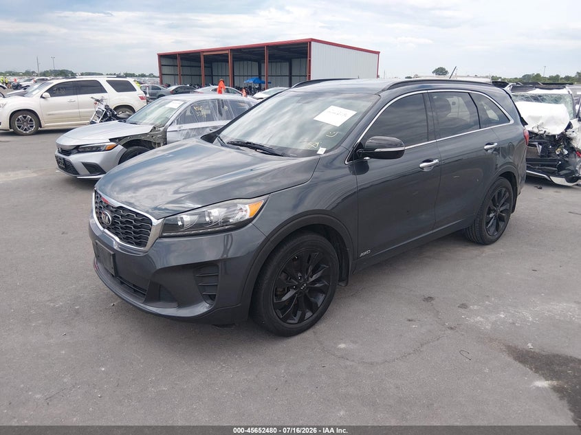 2019 Kia Sorento, Удар сзади, IAAI, VIN 5XYPGDA53KG607955 — фото 2