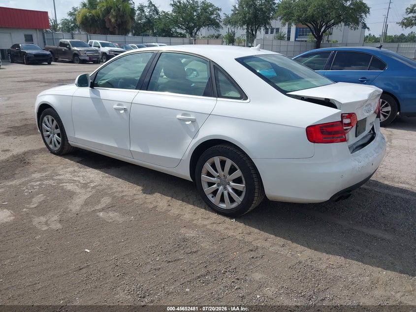 2009 Audi A4 2.0T Premium VIN: WAUSF78K49N044280 Lot: 45652481