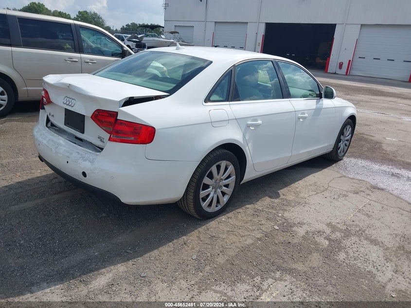2009 Audi A4 2.0T Premium VIN: WAUSF78K49N044280 Lot: 45652481