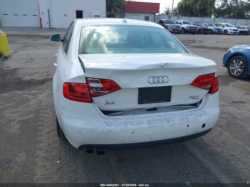 2009 Audi A4 2.0T Premium VIN: WAUSF78K49N044280 Lot: 45652481