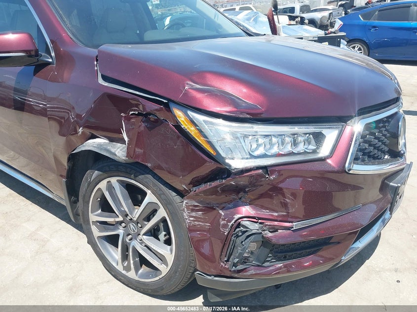 2017 Acura Mdx Advance Package VIN: 5FRYD4H84HB042031 Lot: 45652483