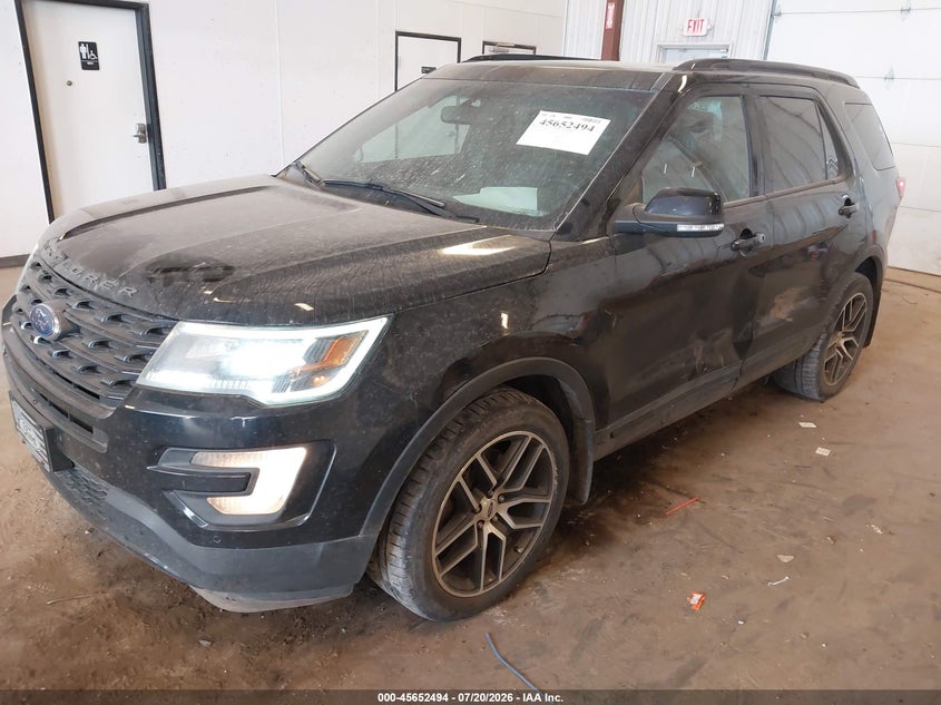 Vin: 1fm5k8gtxgga02544, lot: 46151049, ford explorer sport 20162