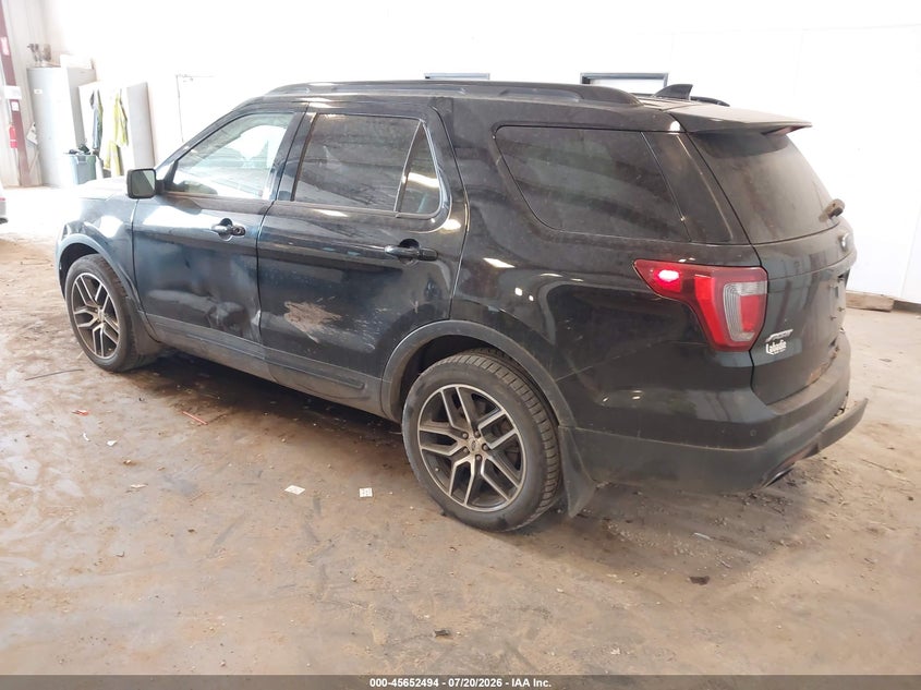 Vin: 1fm5k8gtxgga02544, lot: 46151049, ford explorer sport 20163