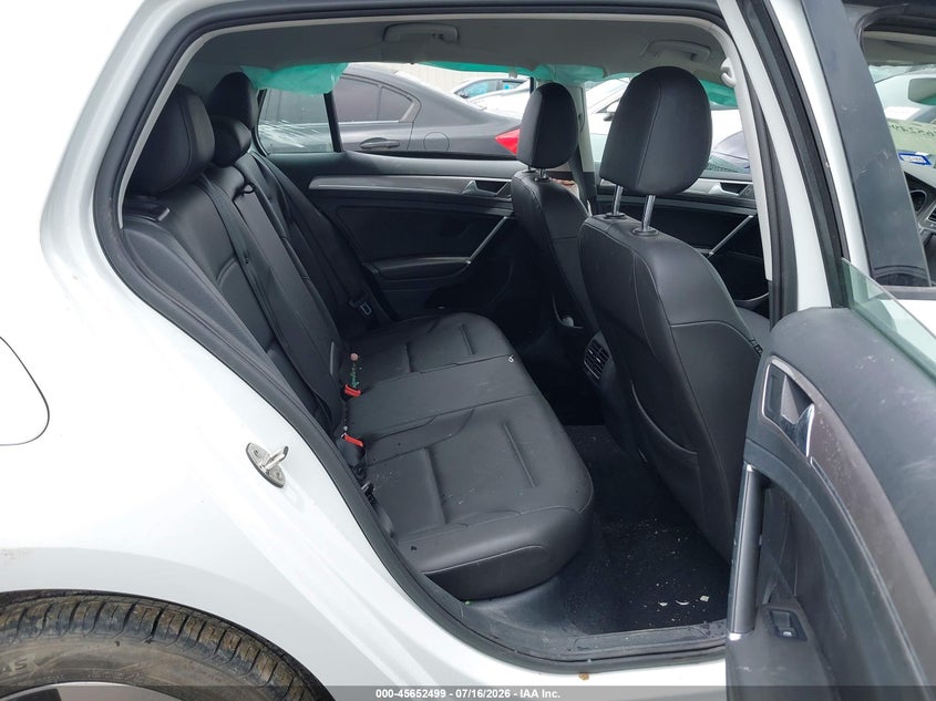 2016 Volkswagen E-Golf Sel Premium VIN: WVWPP7AU6GW916452 Lot: 45652499