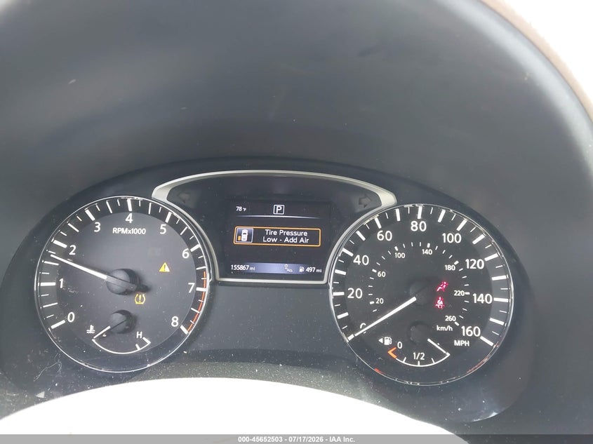 2017 Nissan Altima 2.5 Sl VIN: 1N4AL3AP9HC203137 Lot: 45652503