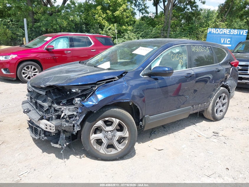 2019 Honda CR-V, Front End, IAAI, VIN 7FARW2H83KE010946 — photo 2