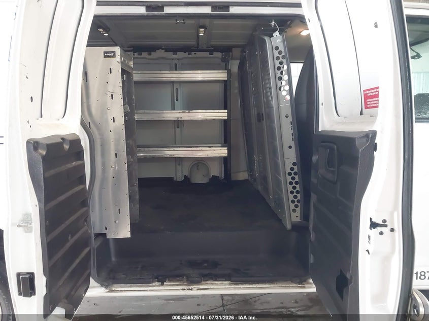 Vin: 1gcwgafp8l1238449, lot: 46151070, chevrolet express cargo rwd 2500 regular wheelbase wt 20203