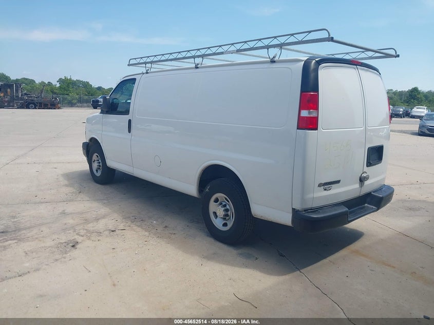 Vin: 1gcwgafp8l1238449, lot: 46151070, chevrolet express cargo rwd 2500 regular wheelbase wt 20203