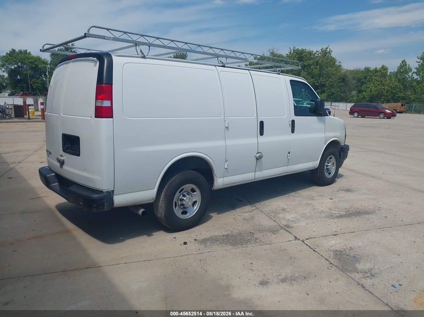 Vin: 1gcwgafp8l1238449, lot: 46151070, chevrolet express cargo rwd 2500 regular wheelbase wt 20204