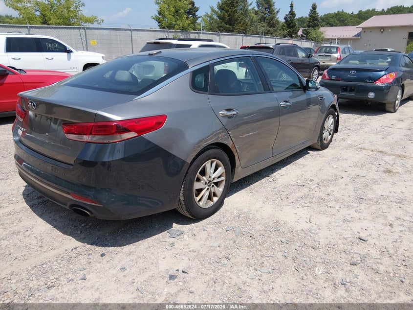 Vin: 5xxgt4l39gg114896, lot: 46151079, kia optima lx 20164