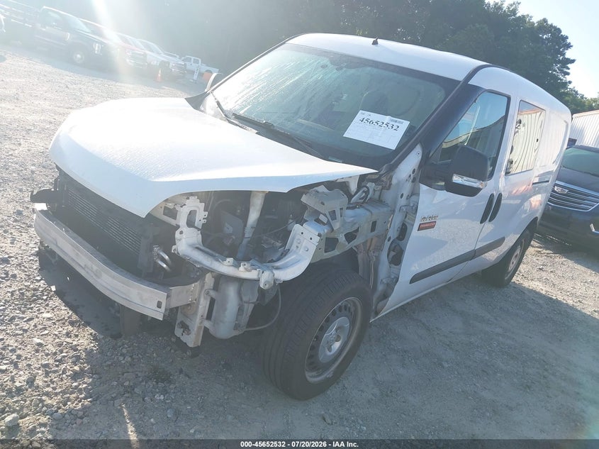 Vin: zfberfab5h6e61305, lot: 46151087, ram promaster city tradesman 20172