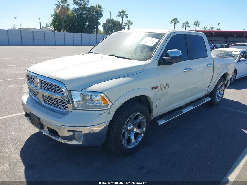 Vin: 1c6rr7nm6js310202, lot: 46151145, ram 1500 laramie  4x4 5'7 box 20182