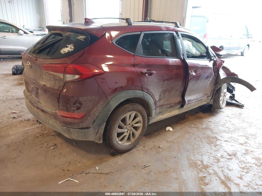 Vin: km8j33a43hu428515, lot: 46151152, hyundai tucson se plus 20174