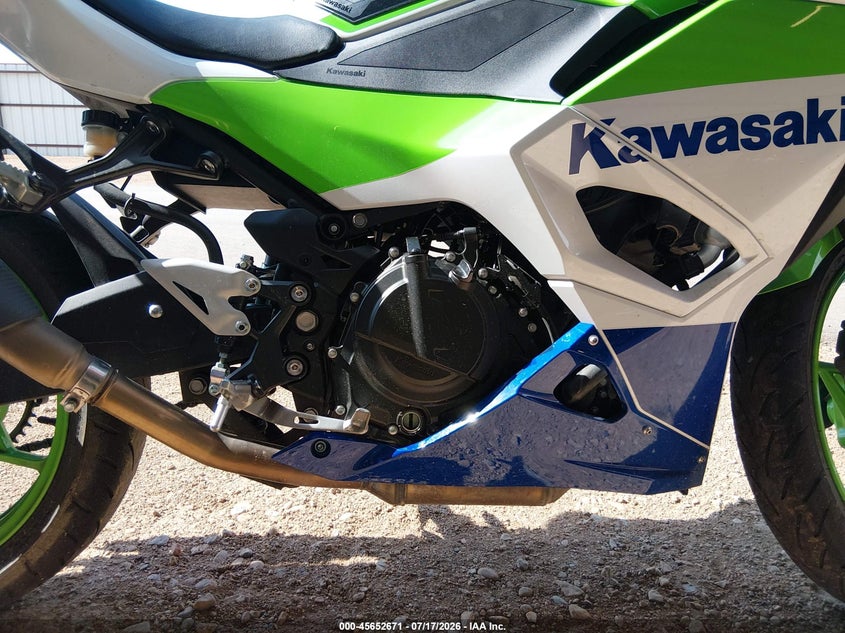 2024 Kawasaki Ex500 A/B VIN: ML5EXGJ14RDA08803 Lot: 45652671