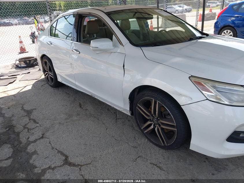 2016 Honda Accord Touring VIN: 1HGCR3F96GA026683 Lot: 45652713