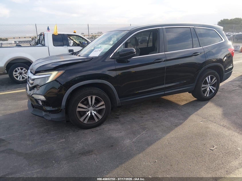 Vin: 5fnyf5h56jb005141, lot: 46151308, honda pilot ex-l 20182