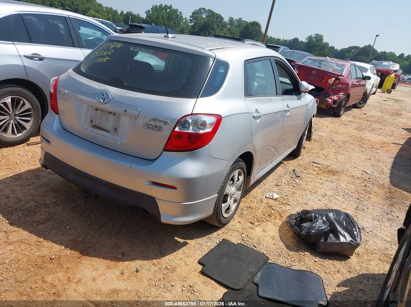 Vin: 2t1ku4ee9ac266892, lot: 46151350, toyota matrix 20104