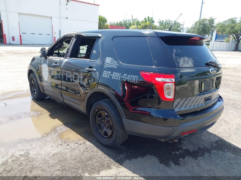 Vin: 1fm5k8ar3dgc63491, lot: 46151383, ford utility police interceptor 20133