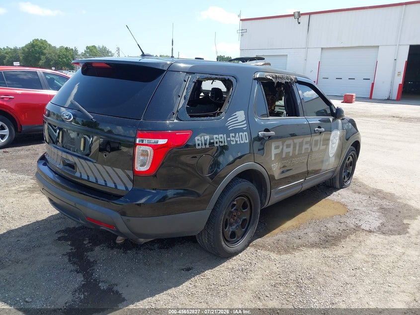 Vin: 1fm5k8ar3dgc63491, lot: 46151383, ford utility police interceptor 20134