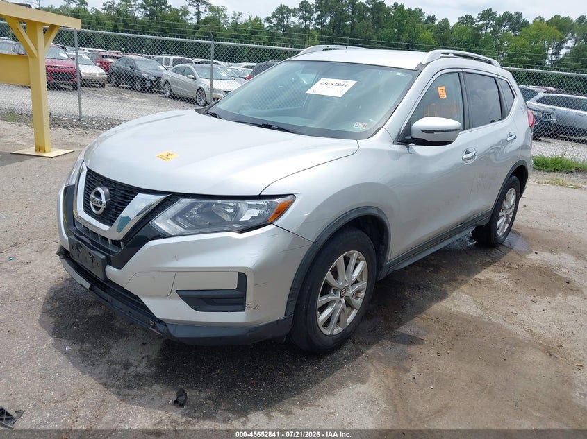 2017 Nissan Rogue, Rear, IAAI, VIN KNMAT2MV3HP565939 — photo 2