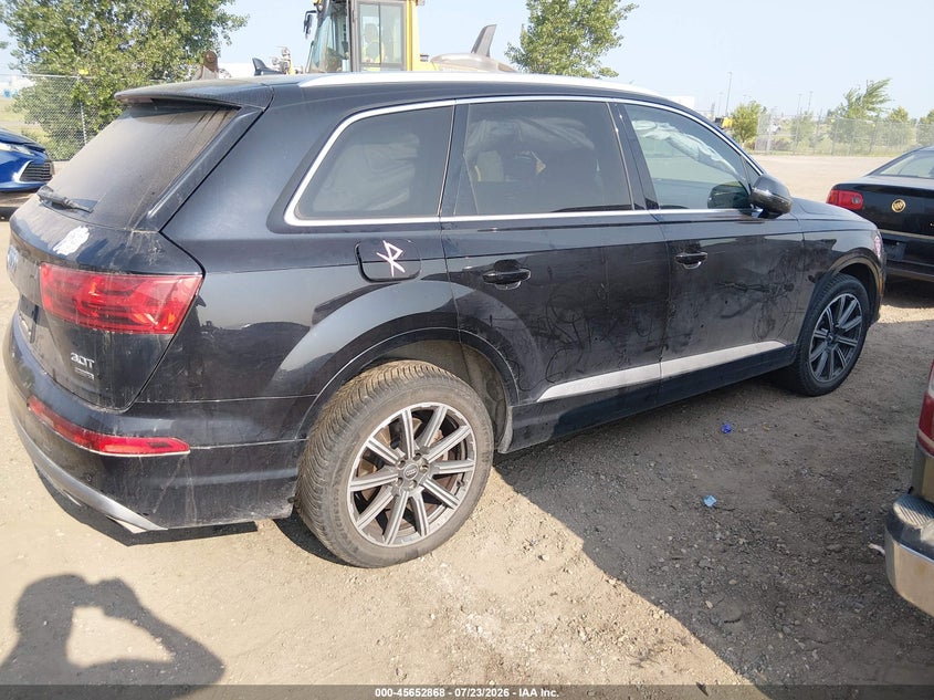 Vin: wa1laaf74hd033165, lot: 46151423, audi q7 3.0t premium 20174