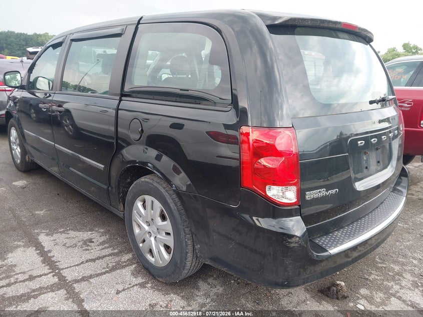 Vin: 2c4rdgbg7er298641, lot: 46151473, dodge grand caravan american value pkg 20143