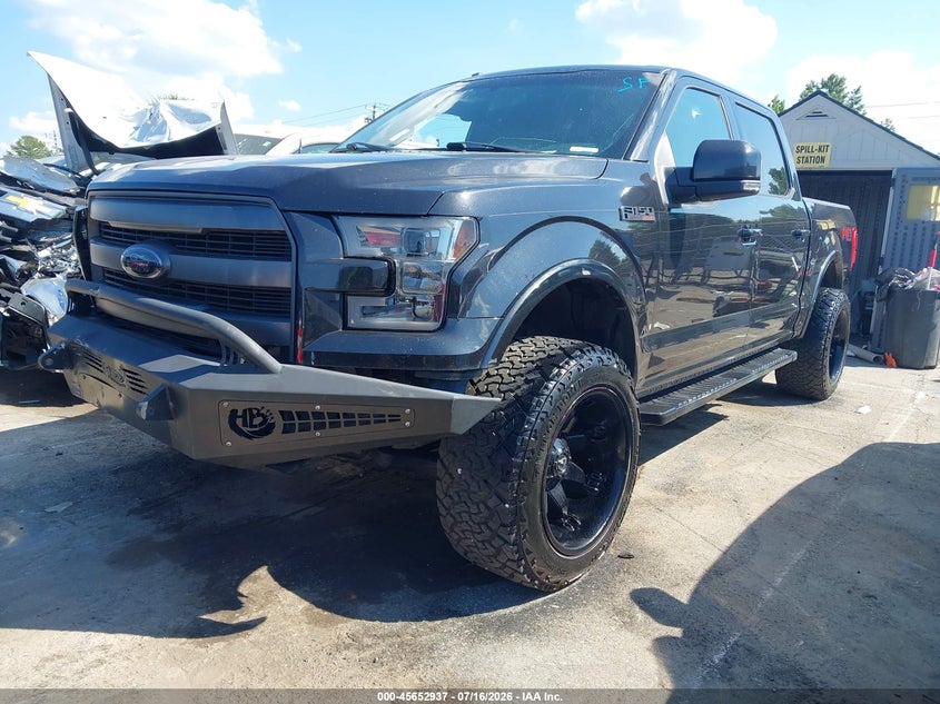 2015 Ford F-150, Right Front, IAAI, VIN 1FTEW1EF5FKD25828 — photo 2