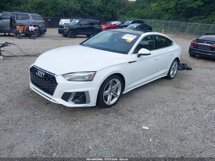 Vin: waudacf56ma014629, lot: 46151521, audi a5 sportback premium 45 tfsi quattro s tronic 20212